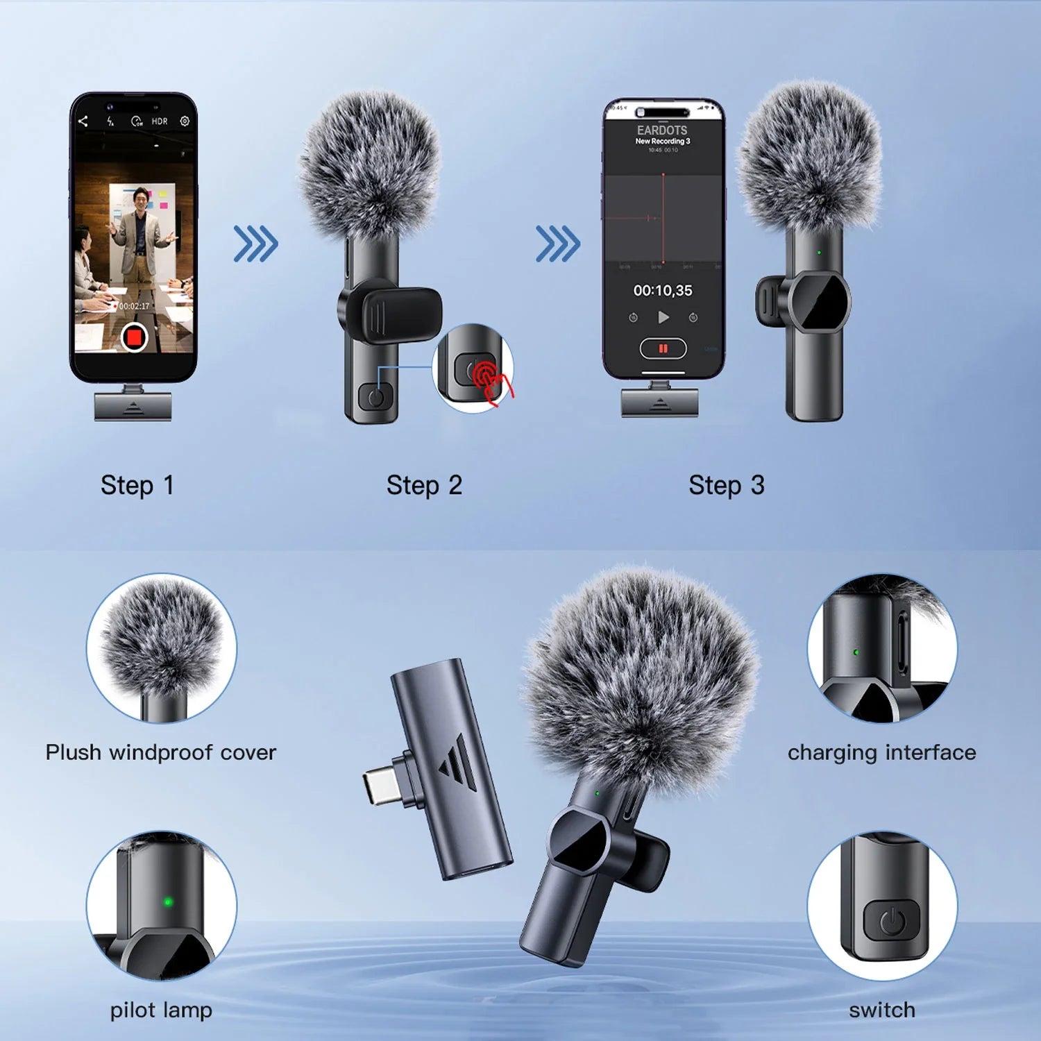  Microphone Portable 